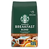 Starbucks Ground Coffee—Medium Roast Coffee—Breakfast Blend—100% Arabica—1 bag (28 oz)