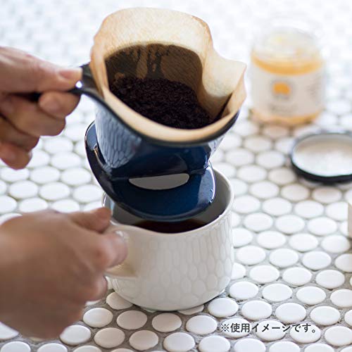 ZERO JAPAN Ceramic Coffee Dripper for #2 or #4 paper filter - Drip Cone Brewer - White