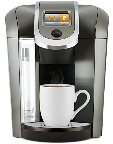 Keurig K575 Coffee Maker, Single Serve K-Cup Pod Coffee Brewer, Programmable Brewer, 80 ounces, Platinum