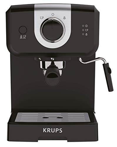 KRUPS XP3208 15-BAR Pump Espresso and Cappuccino Coffee Maker, 1.5-Liter, Black