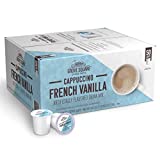 Grove Square Cappuccino Pods, French Vanilla, Single Serve, 50 Count (Pack of 1) - Packaging May Vary