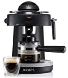 KRUPS XP100050 Steam Espresso Machine with Frothing Nozzle for Cappuccino, Black