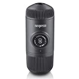 WACACO Nanopresso Portable Espresso Maker, Upgrade Version of Minipresso, 18 Bar Pressure, Small Travel Coffee Maker, Manually Operated. Perfect for Kitchen and Office